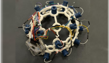Ultracortex Mark IV headset used for EEG acquisition.